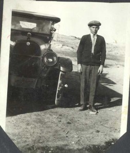 Grandpa Todorovich by car